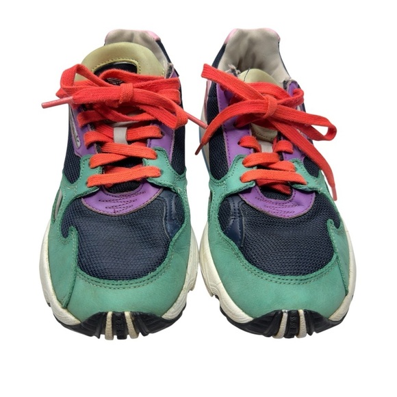 Adidas Multicolor Falcon Collegiate Sneakers Women’s Size 8 - Picture 5 of 11